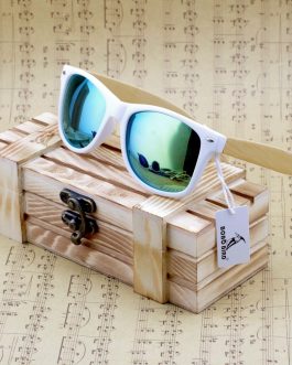 Polarized Sunglasses with Wooden Box
