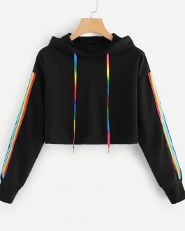 Rainbow Stripe Hoodie